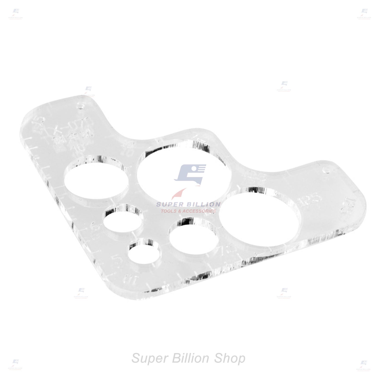 แบบวัดสำหรับทำมุมวงกลม สร้างแพทเทิร์น ทำจากอะคลิลิก