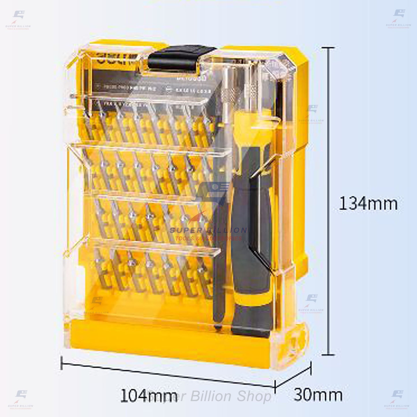 Deli ชุดเซ็ตไขควง 33in1 ไขควงซ่อมนาฬิกา ไขควงซ่อมโทรศัพท์มือถือ ไขควงซ่อมแว่นตา DL1033D