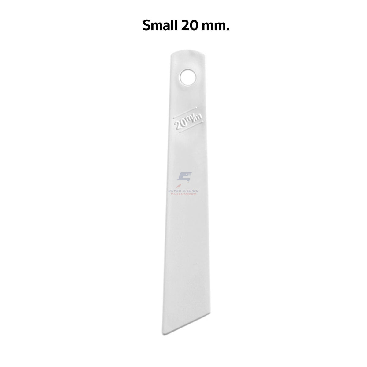 Glue Brush for Leather – White Plastic Handle – 20mm / 40mm.