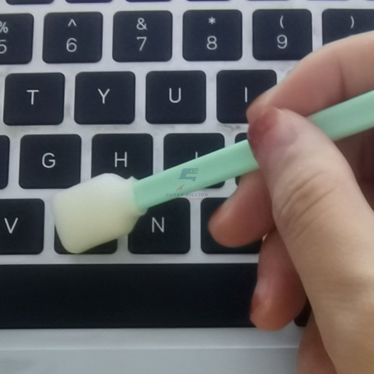 ก้านฟองน้ำไร้ฝุ่น ใช้ทำงานฝีมือ ย้อมสีหนัง ทำความสะอาดอุปกรณ์เครื่องมือต่างๆ (แพ็คละ 10 ชิ้น)