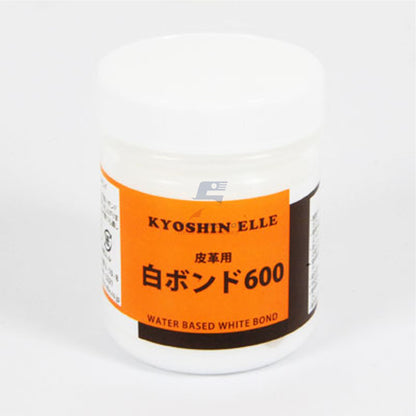 กาวขาวญี่ปุ่น สูตรน้ำ งานคราฟท์เครื่องหนัง ไม่มีกลิ่นฉุน ยี่ห้อ Kyoshin Elle ขนาด 180ml.