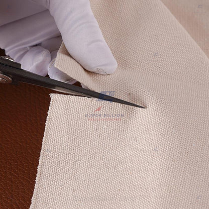 ผ้าแคนวาสสำหรับขัดขอบหนัง ขนาด 30x30 ซม. งาน DIY เครื่องหนัง