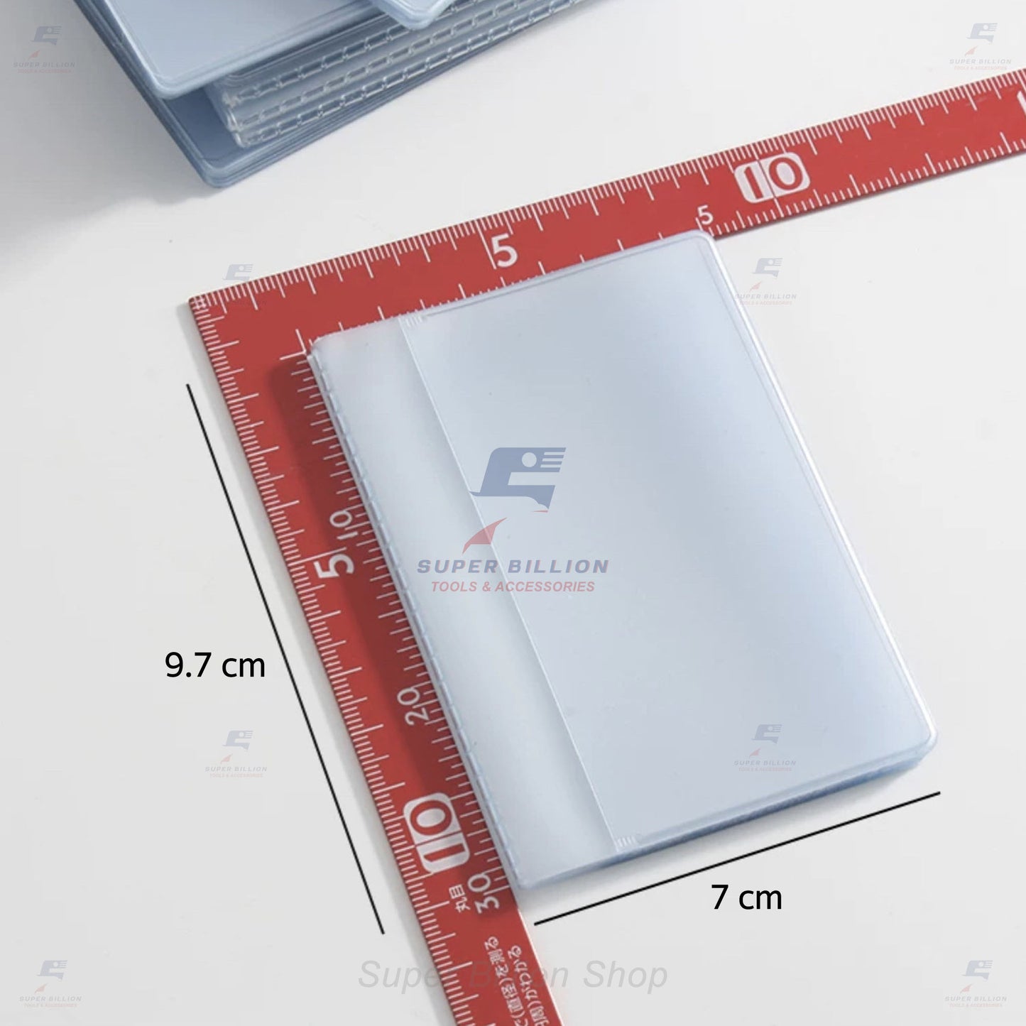 ซองพลาสติกใส่บัตร 20 ใบ แบบมีปก สำหรับงานทำกระเป๋า DIY