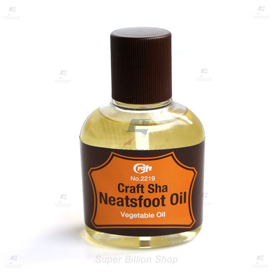 น้ำมันบำรุงหนัง Neatsfoot Oil Craft Sha จากญี่ปุ่น ขนาด 100 ml | น้ำมันฟื้นฟูหนังแท้ เพิ่มความเงา นุ่ม กันแห้งแตก