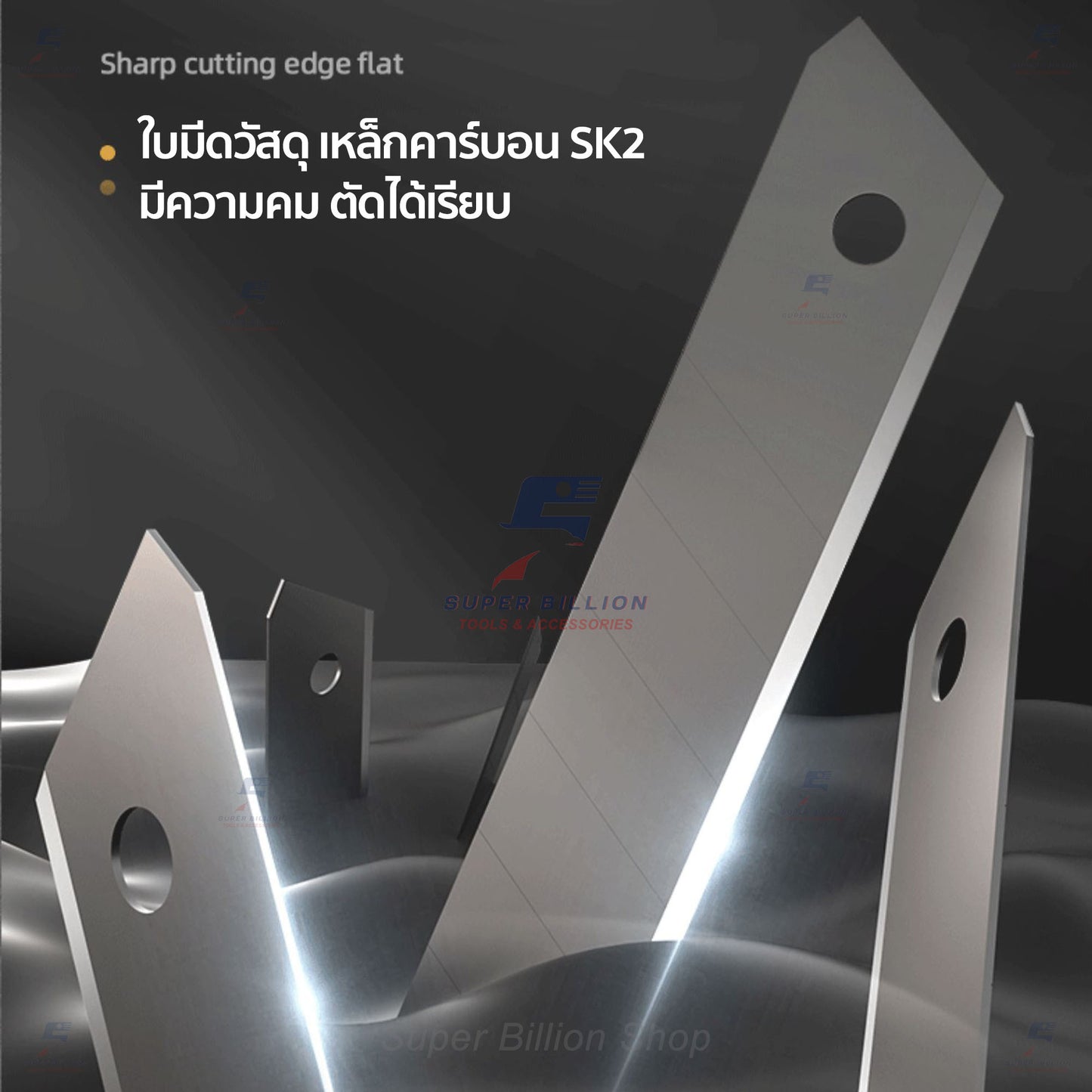 คัตเตอร์ Deli ชุดเซ็ต กล่องละ 3 ชิ้น (3ขนาด) กล่องเดียวได้ทั้ง 9/18/19 mm. ดีไซน์สวย ทันสมัย