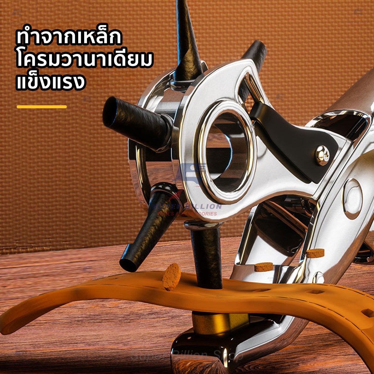 คีมเจาะรู Deli ขนาดรูเจาะ 6 แบบ สำหรับเจาะสายเข็มขัดหนัง เจาะรูสายกระเป๋า รุ่น DL0400