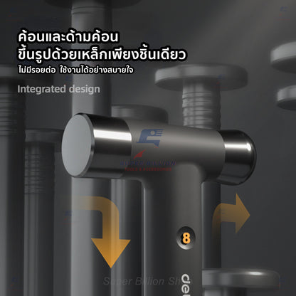 ค้อน Deli ค้อนหัวกลม ทำจากเหล็กกล้าคาร์บอน ขึ้นรูปเหล็กชิ้นเดียว ดีไซน์สวย ทันสมัย HT7008
