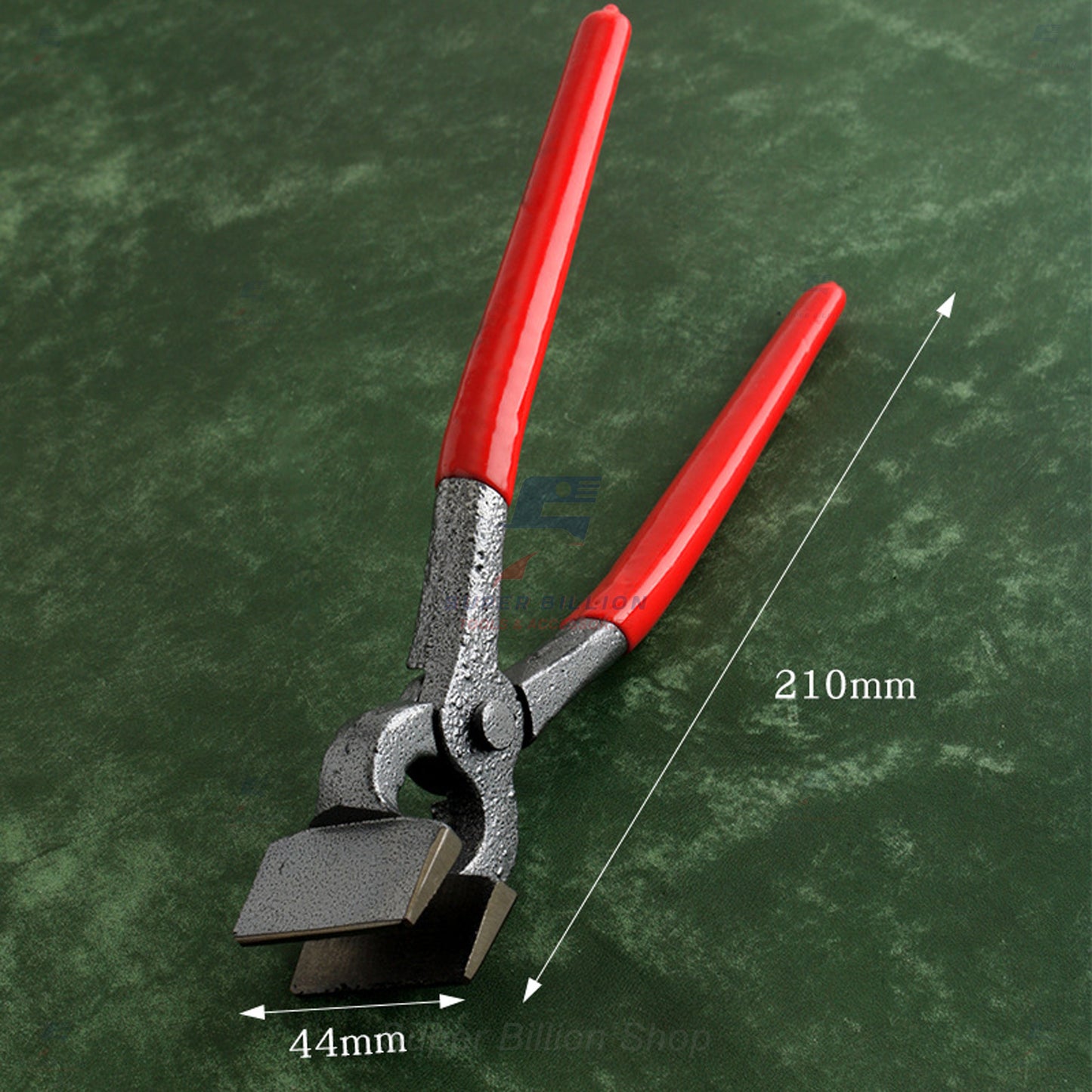 Leather Flat Nose Pliers  – Wide Jaw Leather Edge Pressing & Folding Pliers, Leathercraft Hand Tool