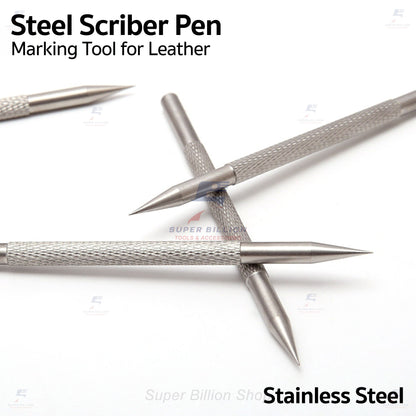 Stainless Steel Scriber Pen – Precision Marking Tool for Leather, Metal, Wood, DIY Craftwork