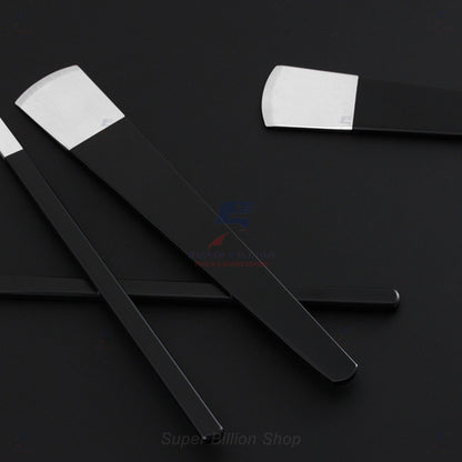 มีดปาดหนังให้บาง มีดปอกหนัง หัวเหลี่ยม / หัวโค้ง สำหรับงานหนัง ความยาว 15cm คมกริบ เหล็กแข็งแรง No.4717