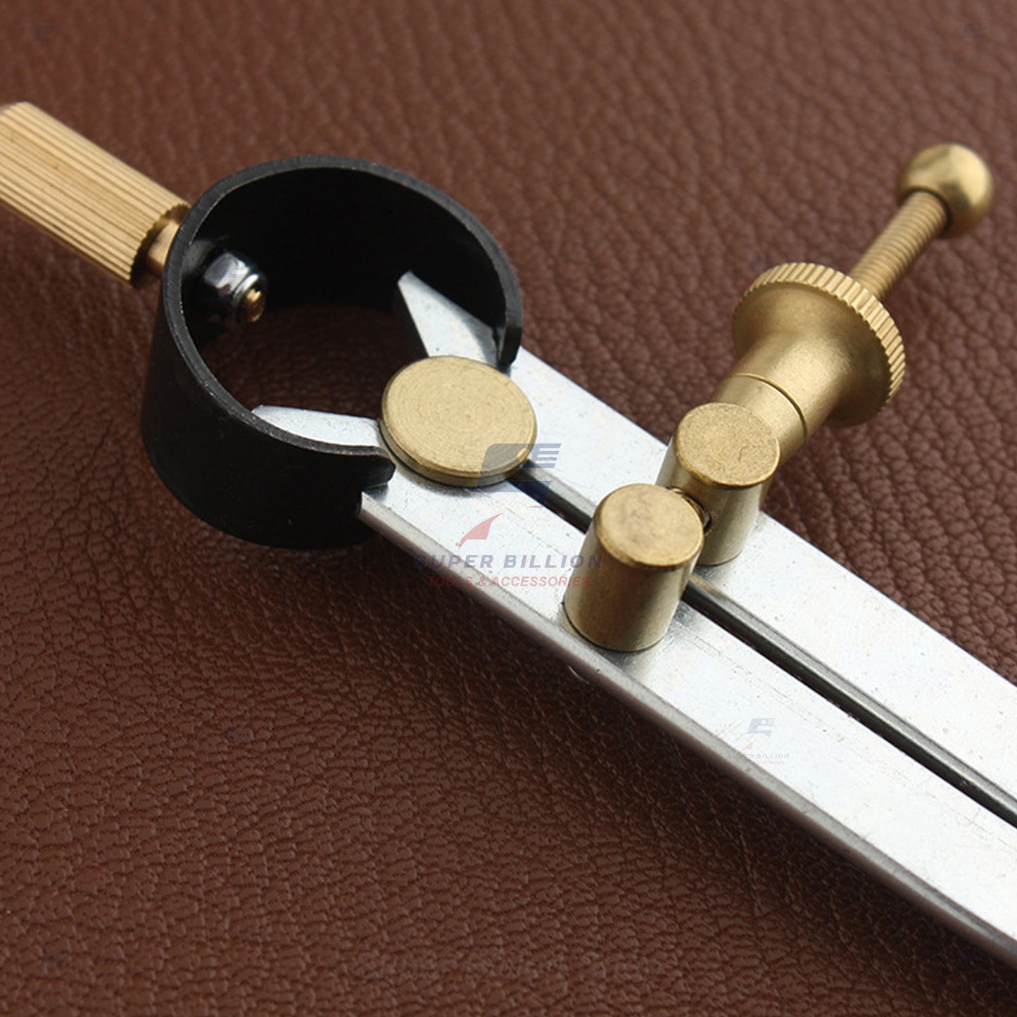 เวอร์เนียวัดระยะงานหนัง ปากแหลม 15 cm. แบบปรับสกรู | เครื่องมือทำงานหนัง วัดระยะขอบหนัง