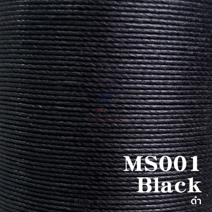 ด้ายลินินเคลือบแว็กซ์ ยี่ห้อ Meisi 0.45mm ยาว 8 เมตร ด้ายเกรดพรีเมียม ด้ายสำหรับเย็บหนัง Super Fine Waxed Linen Thread