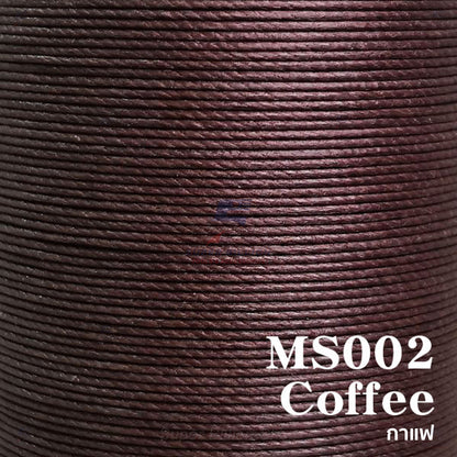ด้ายลินินเคลือบแว็กซ์ ยี่ห้อ Meisi 0.45mm ยาว 8 เมตร ด้ายเกรดพรีเมียม ด้ายสำหรับเย็บหนัง Super Fine Waxed Linen Thread