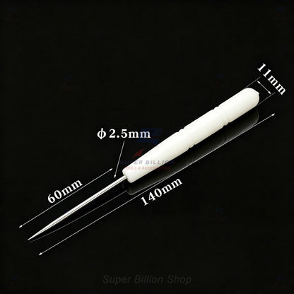 Pointed Awl with PP Plastic Handle – Zinc-Plated Carbon Steel Marking & Pre-Punch Tool