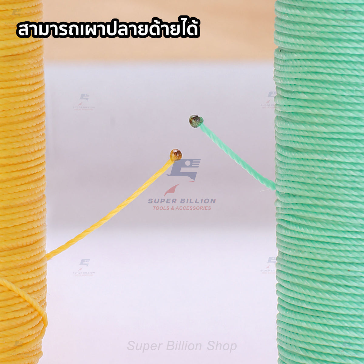 ด้ายแว็กซ์โพลีเอสเตอร์ 0.35 mm. ยาว 160 เมตร ชนิดเส้นกลม สำหรับเย็บหนังด้วยมือ งานกระเป๋า ทำเครื่องประดับ งาน DIY