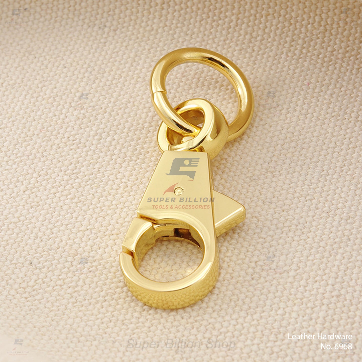 ตะขอก้ามปูโลหะ วัสดุ Zinc Alloy ทนสนิม อะไหล่งานหนัง ทำสายคล้องกระเป๋า พวงกุญแจ งาน DIY No.6968 (ราคา 1 ชิ้น)