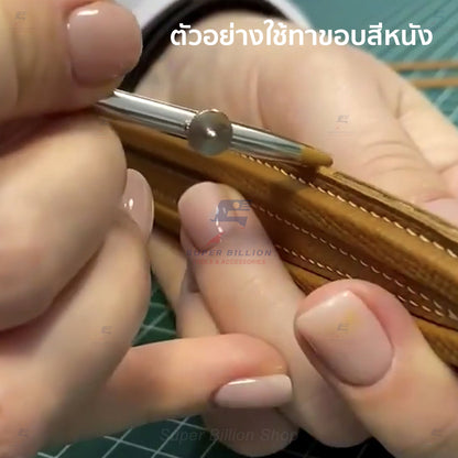 ปากกาทาขอบหนัง ปลายปากเป็ด โลหะปรับได้ สำหรับงานเครื่องหนัง DIY